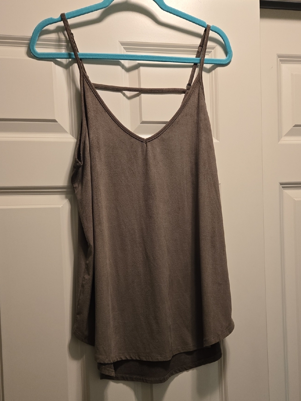 Shyanne Dark Green Strap V-Neck Cami